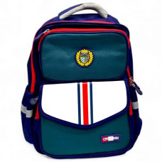 Рюкзак школьный, 31х16х40 см (1 отделение, 4 кармана, на молнии) черный