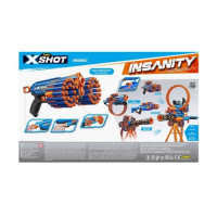 Быстрострельный бластер X-SHOT Insanity-Manic (24 патронов)
