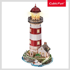 CubicFun Трехмерная головоломка-конструктор с LED подсветкой Маяк