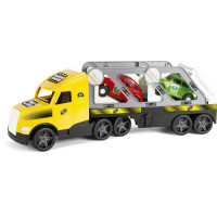 Большой грузовик с 2 авто купе (Magic Truck), 79 см