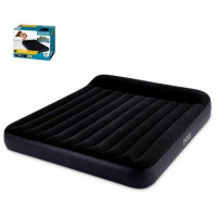 Intex Велюр Ліжко з підголовником, розмір 183x203x25 см