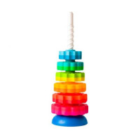 Гвинтова пірамідка Fat Brain Toys SpinAgain тактильна
