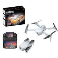 Квадрокоптер E88 PRO на радиоуправлении с HD камерой, видео в реальном времени (СЕРЫЙ)
