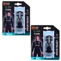 Автомодель - Mercedes-AMG F1 W16 (2025) (1:64)
