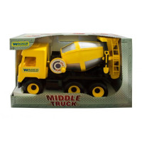 Бетономішалка "Middle truck" (жовта)