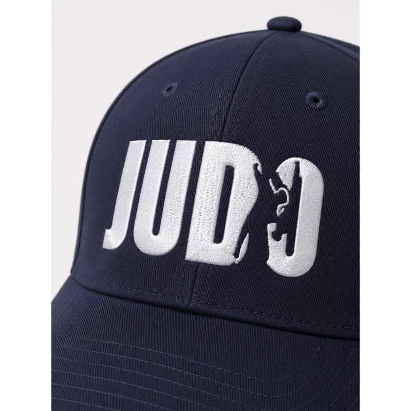 Синя кепка/бейсболка TM KINTAYO з вишивкою JUDO/ДЗЮДО, унісекс
