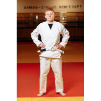 Біле кімоно для джиу-джитсу, TM "Kintayo", Зріст 180 см, Щільність 450 г/м², Бавовна, Поліестер