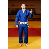 Синє кімоно для хлопців/чоловіків, грепплінг, TM BUDOGI, зріст 190 см, щільність 450 гр/м.кв.