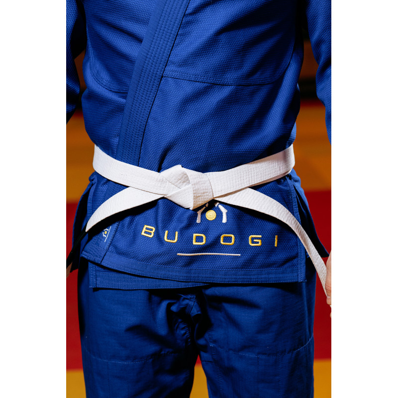 Синє кімоно для хлопців/чоловіків, грепплінг, TM BUDOGI, зріст 190 см, щільність 450 гр/м.кв.