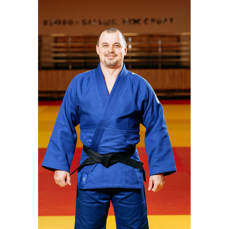 Синє кімоно для хлопців/чоловіків, дзюдо, TM BUDOGI серія PRO, зріст 150 см, щільність 650 гр/м.кв.