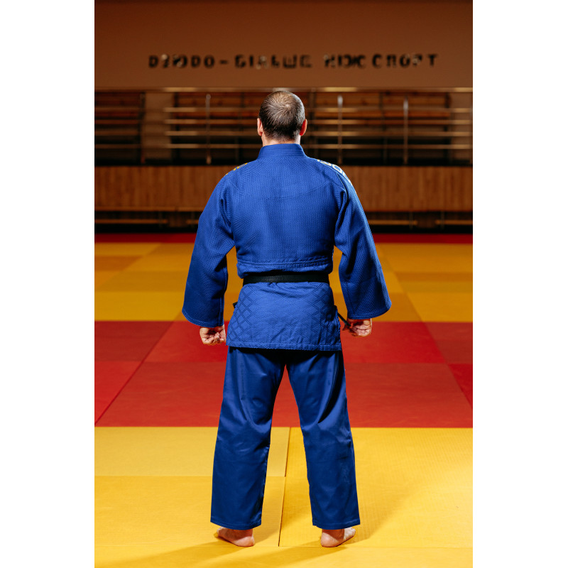 Синє кімоно для хлопців/чоловіків, дзюдо, TM BUDOGI серія PRO, зріст 150 см, щільність 650 гр/м.кв.