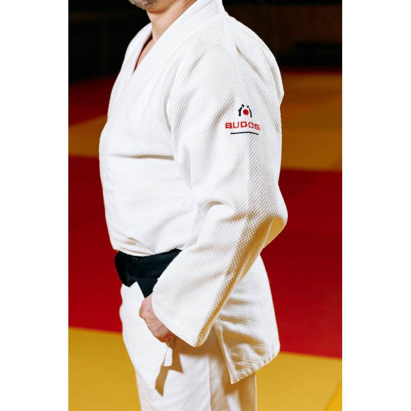 Біле кімоно для хлопців/чоловіків, айкідо, TM BUDOGI, зріст 190 см, щільність 500 гр/м.кв.