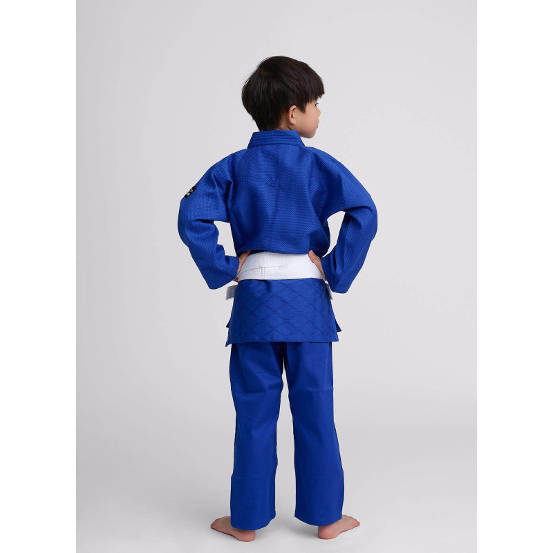 Синє дитяче кімоно для дзюдо IPPON GEAR FUTURE 2, Зріст 150 см, Щільність: 335 г/м², Бавовна, Поліестер