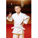 Кімоно для дзюдо біле, TM "Kintayo" Yuko, 140 зріст, щільність 450 гр/м.кв.