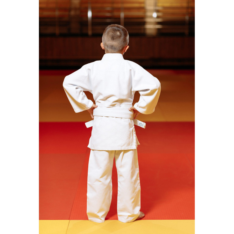 Кімоно для дзюдо біле, TM "Kintayo" Yuko, 140 зріст, щільність 450 гр/м.кв.