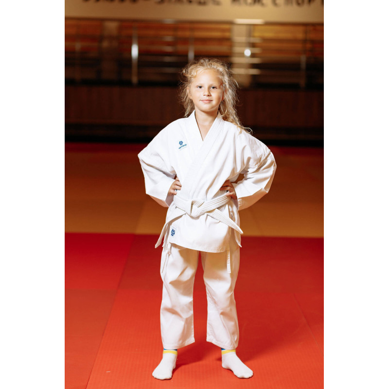 Кімоно для карате біле, TM "Kintayo" , 110 зріст, щільність 240 гр/м.кв.