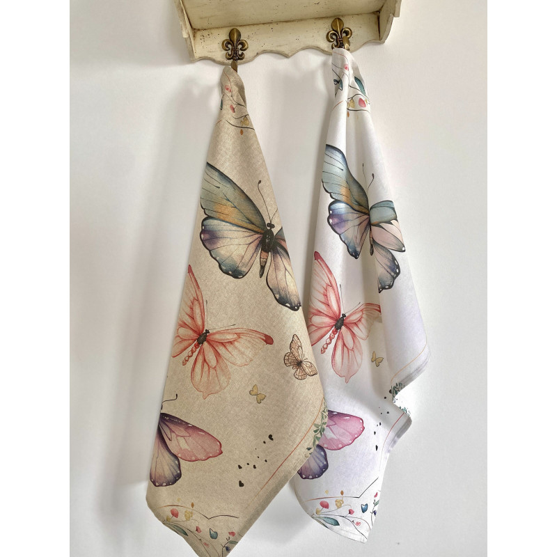 Набір з 2 шт. кухонних рушників "Colorful Wings" SET TOWELS-10