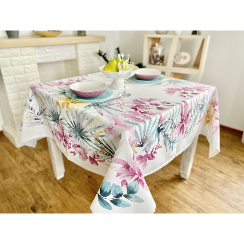 Скатертина з водовідштовхуючим покриттям MANTEL BOTANIA