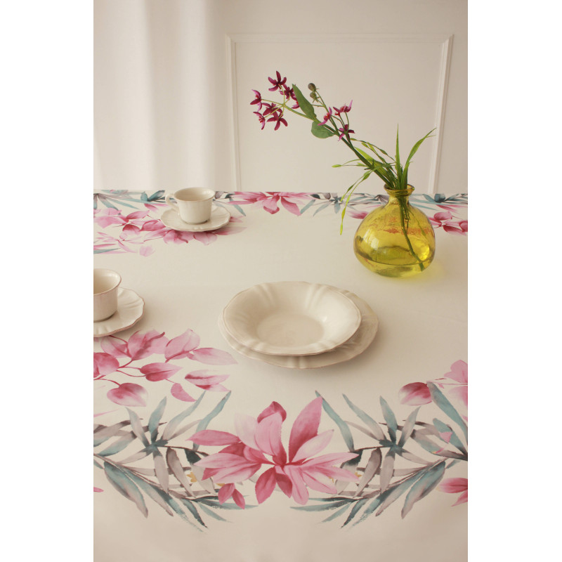 Скатертина з водовідштовхуючим покриттям MANTEL BOTANIA