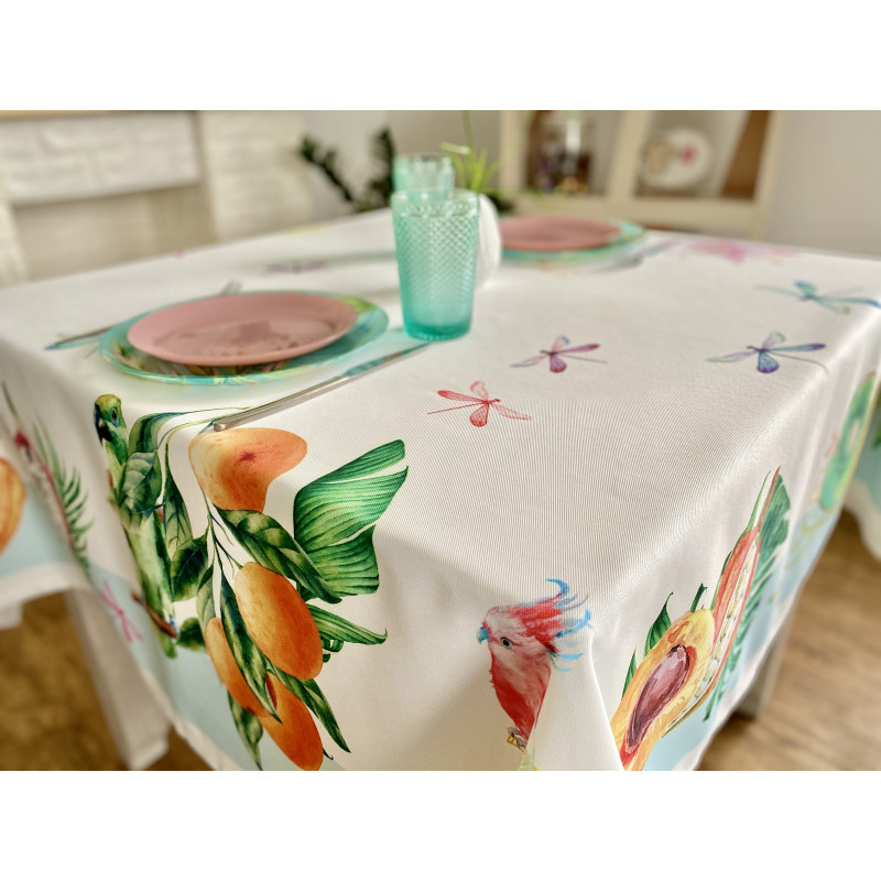 Скатертина з водовідштовхуючим покриттям MANTEL FRUTA