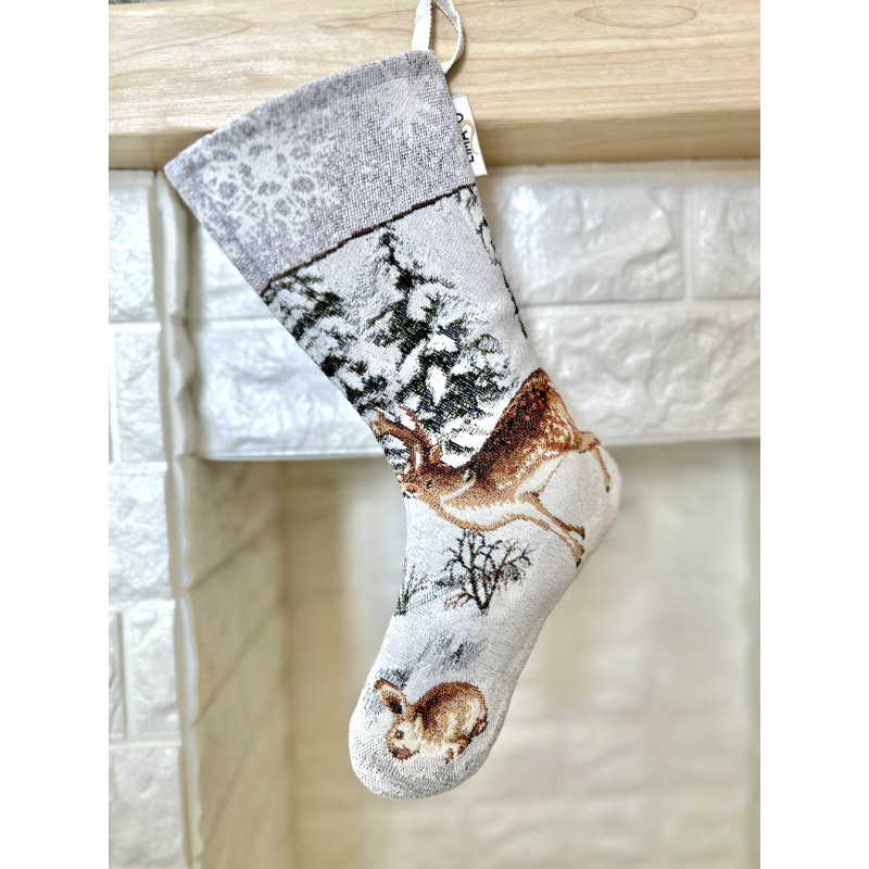 Чобіток для подарунків гобеленовий WINTER Limaso