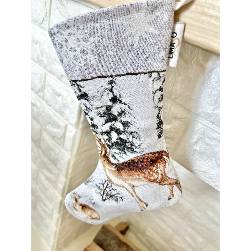 Чобіток для подарунків гобеленовий WINTER Limaso