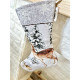 Чобіток для подарунків гобеленовий WINTER Limaso