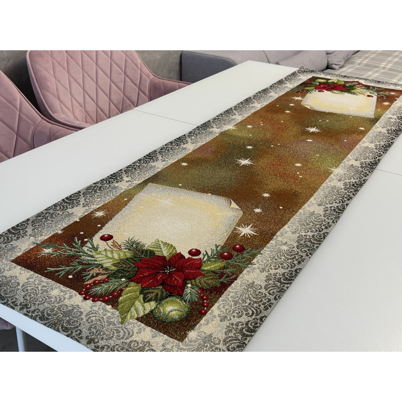 Доріжка гобеленова RUNNER334G Святкова листівка Limaso