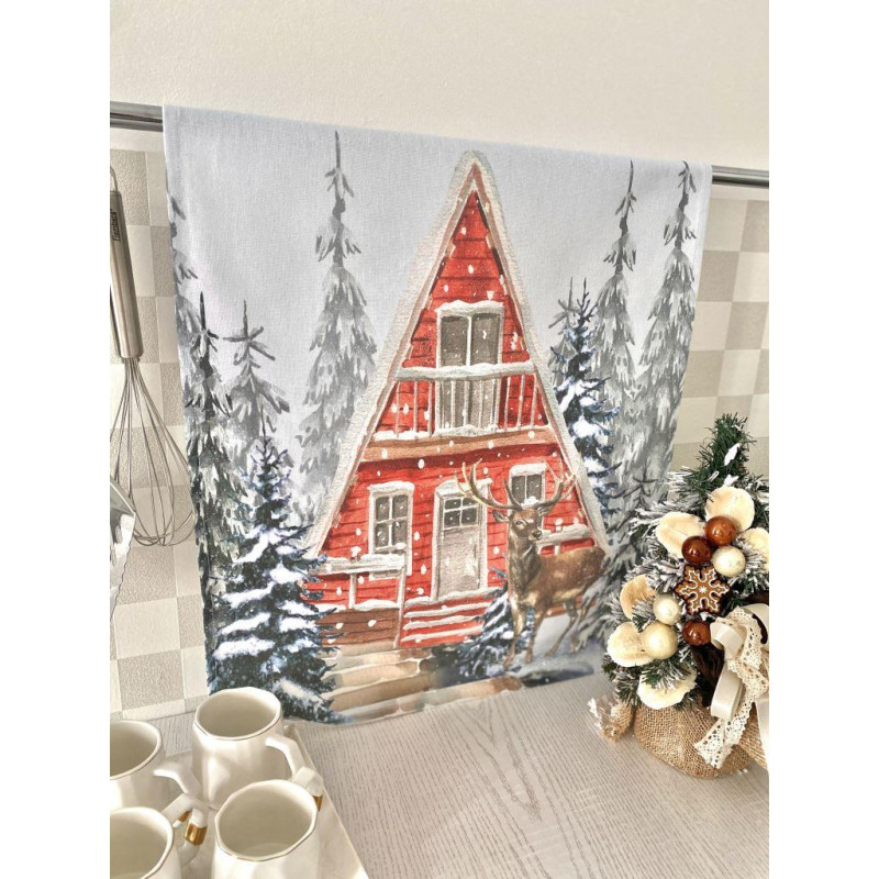 Набір з 2 шт. кухонних рушників "Snowy Home" SET TOWELS-22