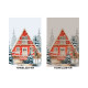 Набір з 2 шт. кухонних рушників "Snowy Home" SET TOWELS-22