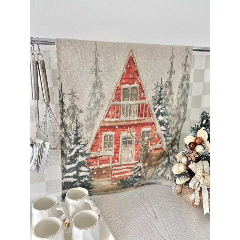 Набір з 2 шт. кухонних рушників "Snowy Home" SET TOWELS-22