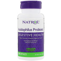 Пробиотики, Acidophilus Probiotic, Natrol, 1 млрд, 100 капсул