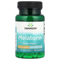 Мелатонін, Melatonin, Swanson, 3 мг, 120 капсул