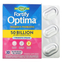 Пробиотики, Fortify® Women's Advanced Care Probiotic, Natures Way, для женщин, 50 млрд., 30 капсул