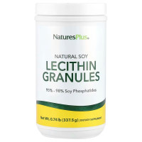 Лецитин із сої, Lecithin Granules, Nature's Plus, натуральні гранули, 337,5 г