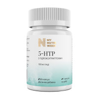 5-HTP (5-гидрокситриптофан), 5-HTP, My Nutri Week, 100 мг, 60 капсул