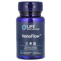 Венозный кровоток: поддержка и здоровье, VenoFlow, Life Extension, 30 вегетарианских капсул