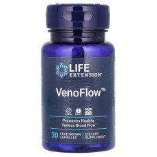 Венозный кровоток: поддержка и здоровье, VenoFlow, Life Extension, 30 вегетарианских капсул