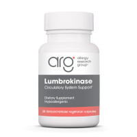 Люмброкіназа, Lumbrokinase, Allergy Research Group, 60 капсул з ентеросолюбільним покриттям