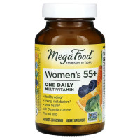 Мультивітаміни і мінерали для жінок 55+, Women Over 55, MegaFood, 1 в день, 60 таблеток
