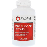 Підтримка кісток, Bone Support Formula, Protocol for Life Balance, комплексна формула з MCHA, 180 капсул