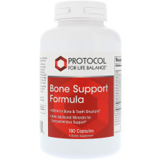 Підтримка кісток, Bone Support Formula, Protocol for Life Balance, комплексна формула з MCHA, 180 капсул