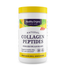 Коллаген тип I + III, Collagen Peptides, Healthy Origins, гидролизованный порошок, без вкуса, 300 г