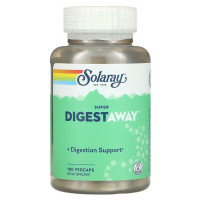Супер ферменти для травлення, Super Digestaway, Solaray, 180 вегетаріанських капсул