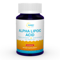 Альфа-липоевая кислота, Alpha-Lipoic Acid Powerful, Sunny Caps, 60 капсул