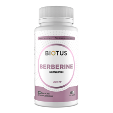 Берберин, Berberine, Biotus, 60 капсул