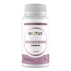 Берберін, Berberine, Biotus, 60 капсул