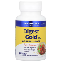 Пищеварительные ферменты, Digest Gold, Enzymedica, 90 капсул