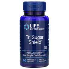 Зниження цукру в крові, Tri Sugar Shield, Life Extension, 60 капсул