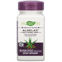 Алоэ вера с фенхелем, Aloelax® with Fennel Seed, Nature's Way, 340 мг, 100 капсул